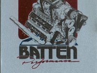 Batten Racing, Detroit -89  Visitkort...